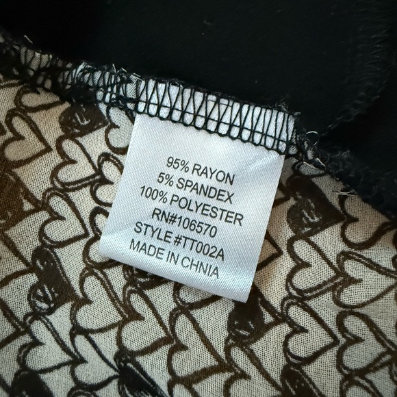 Tractr 2 Piece Tank And Cardigan,  Hearts Print, Girls, Size M, Worn - Picture 8 of 10